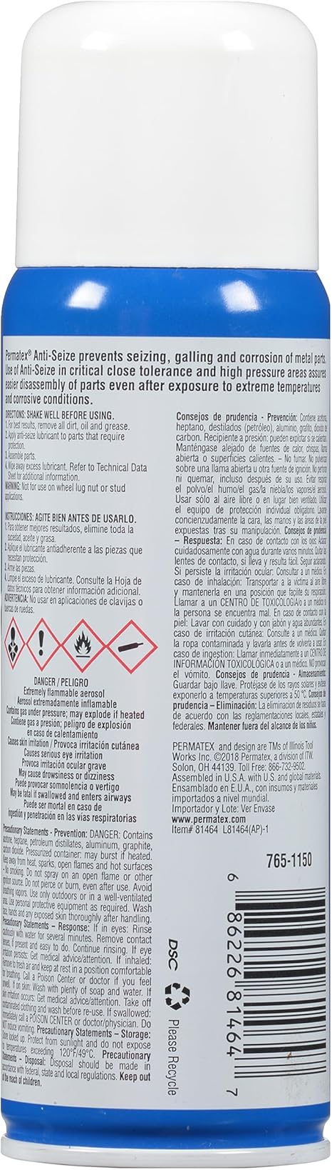 Permatex 81464 Anti-Seize Lubricant, 12oz