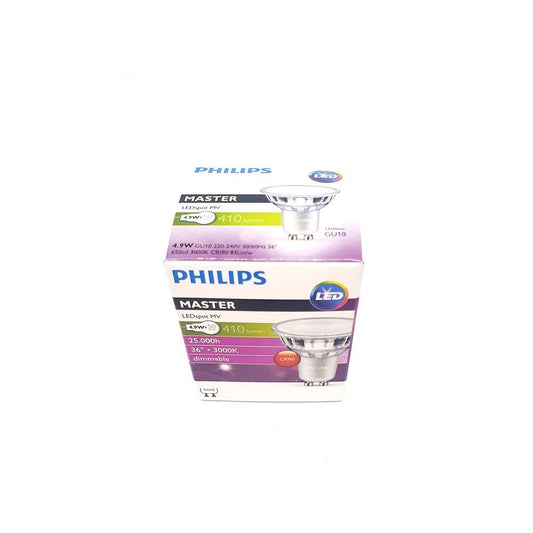 Philips Master LED GU10 Dimmable LED | Warm White | 240v 4.9W