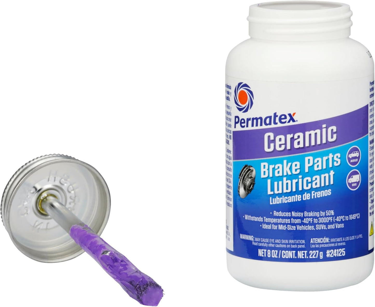 PERMATEX 24125 CERAMIC BRAKE PARTS LUBRICANT 8oz
