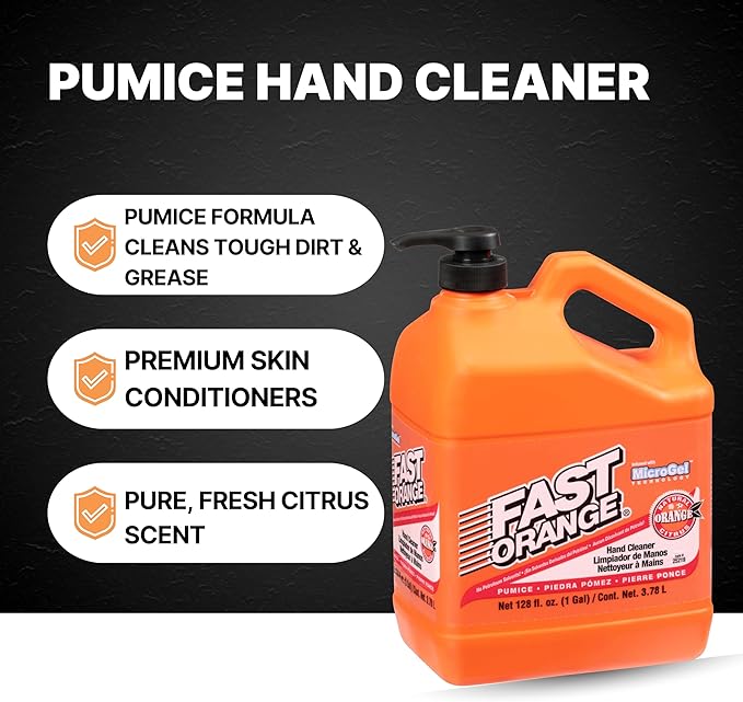 Permatex 23218 Fast Orange Smooth Lotion Hand Cleaner, 1 Gallon