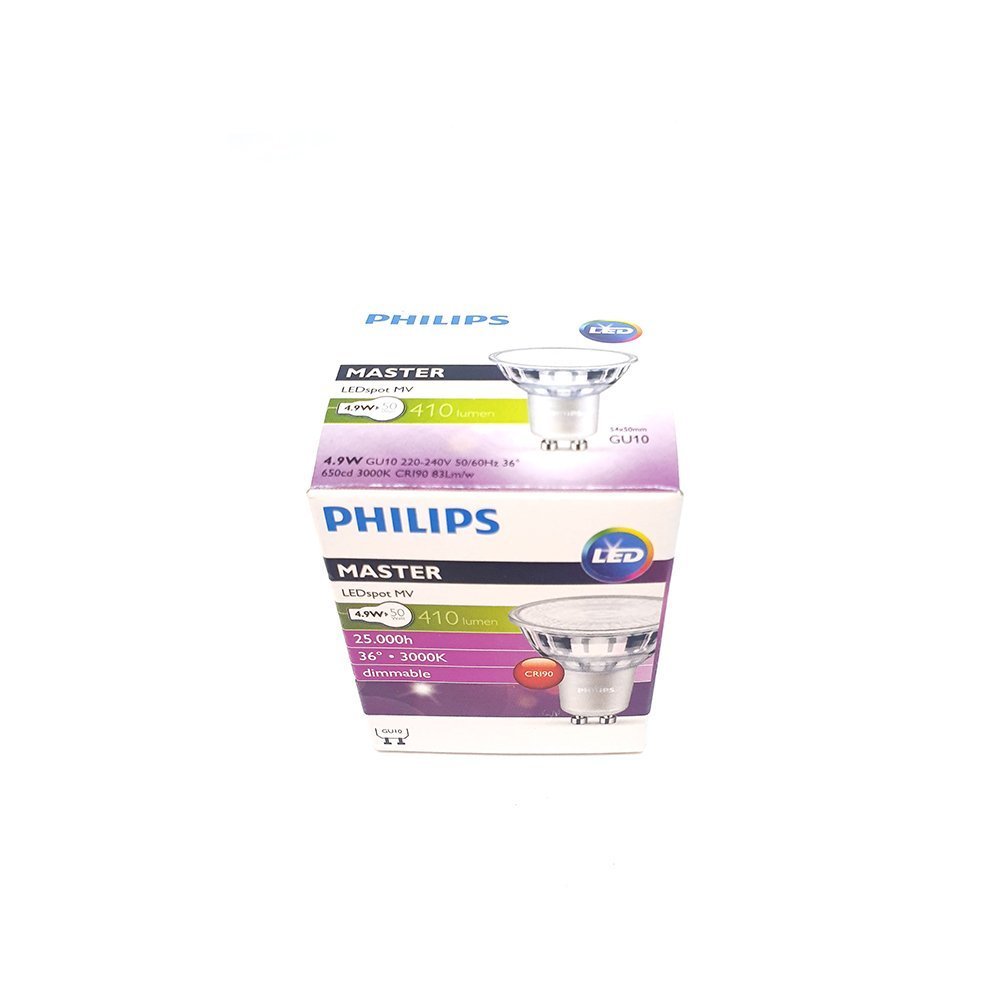Philips Master LED GU10 Dimmable LED | Warm White | 240v 4.9W