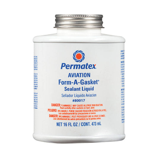 Permatex 80019 Aviation Form-A-Gasket® No. 3 Sealant Liquid, 3oz