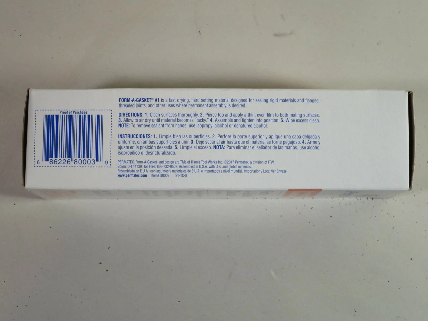 Permatex 80003 Form-A-Gasket No. 1 Sealant, 11oz